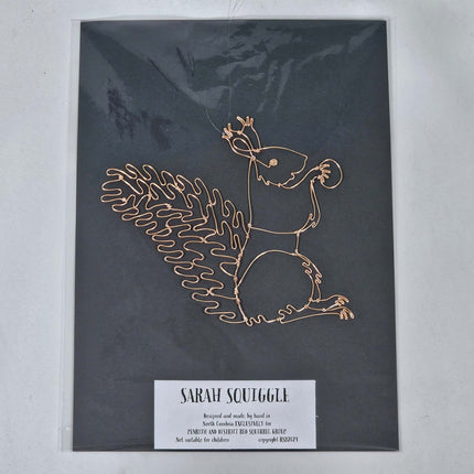 Squirrel Wire Hanging Decor Ornament