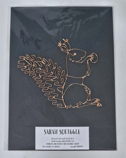 Squirrel Wire Hanging Decor Ornament