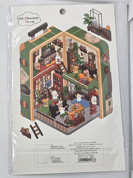 DIY Sticker house