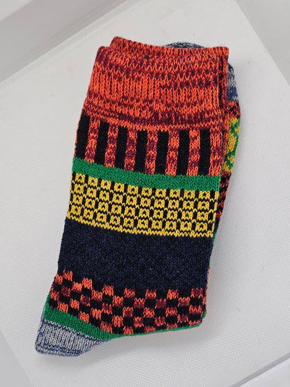 Set of patterned socks