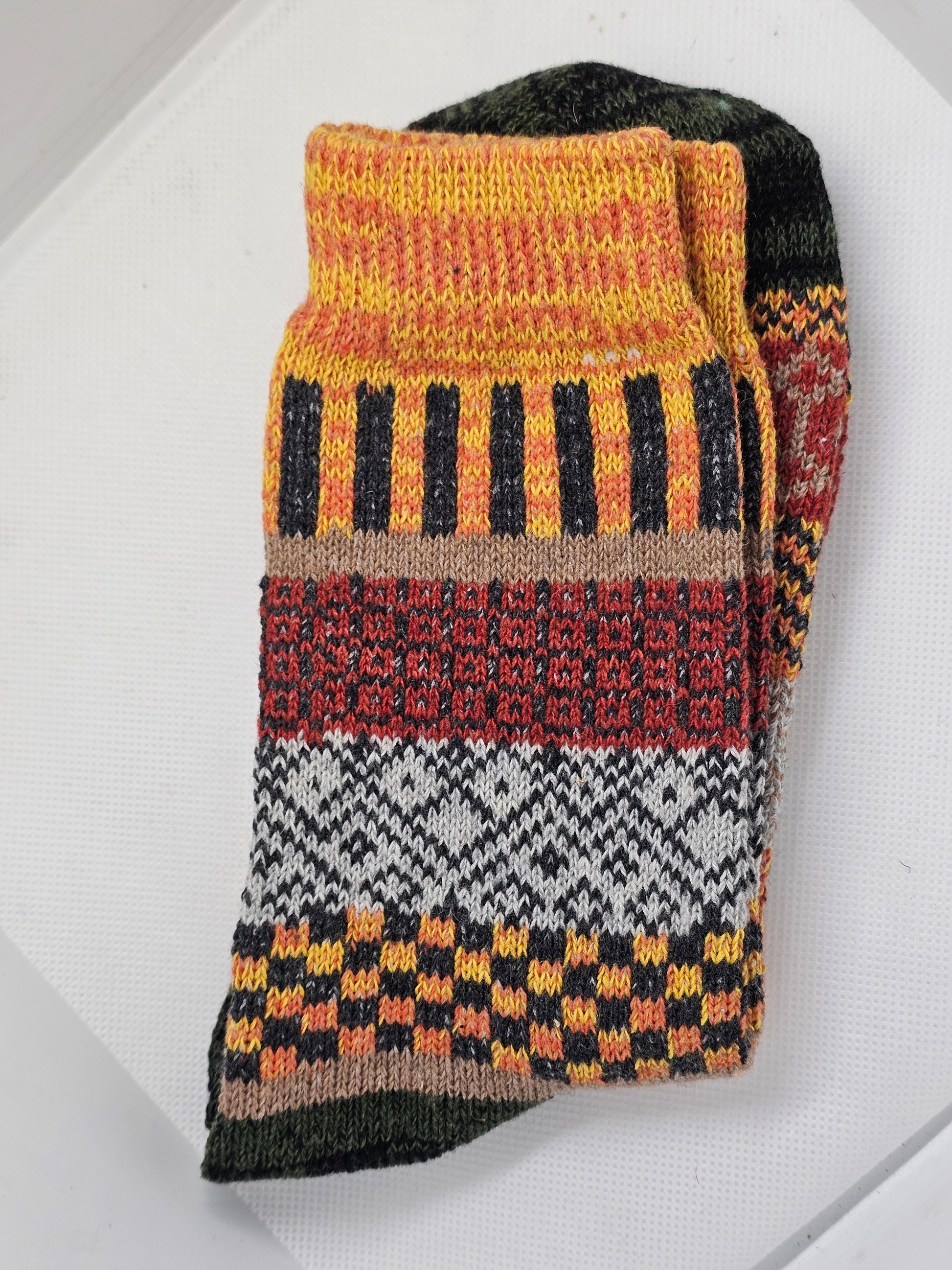Set of patterned socks