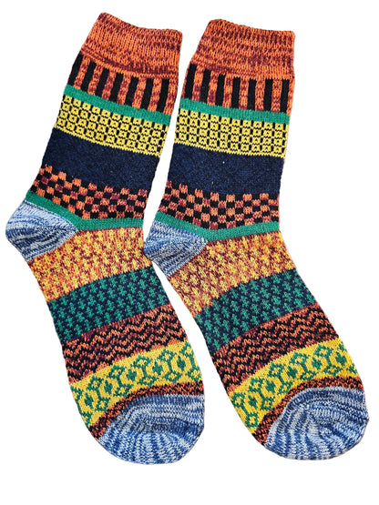 Set of patterned socks