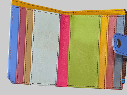 Iman Recycled Leather Small Clutch Purse - The Red Squirrel