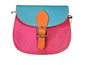 Multicoloured Saddle Crossbody Bag - The Red Squirrel