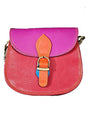 Multicoloured Saddle Crossbody Bag - The Red Squirrel