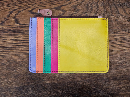 Kanga Recycled Leather Card Purse - The Red Squirrel