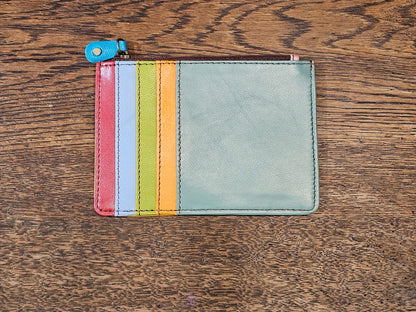 Kanga Recycled Leather Card Purse - The Red Squirrel