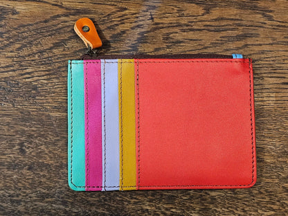 Kanga Recycled Leather Card Purse - The Red Squirrel