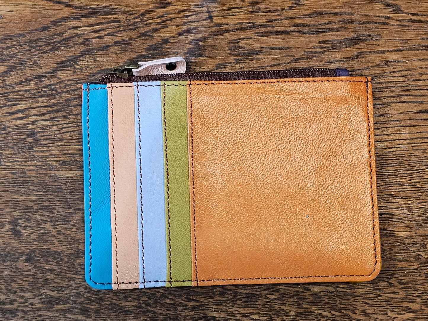 Kanga Recycled Leather Card Purse - The Red Squirrel