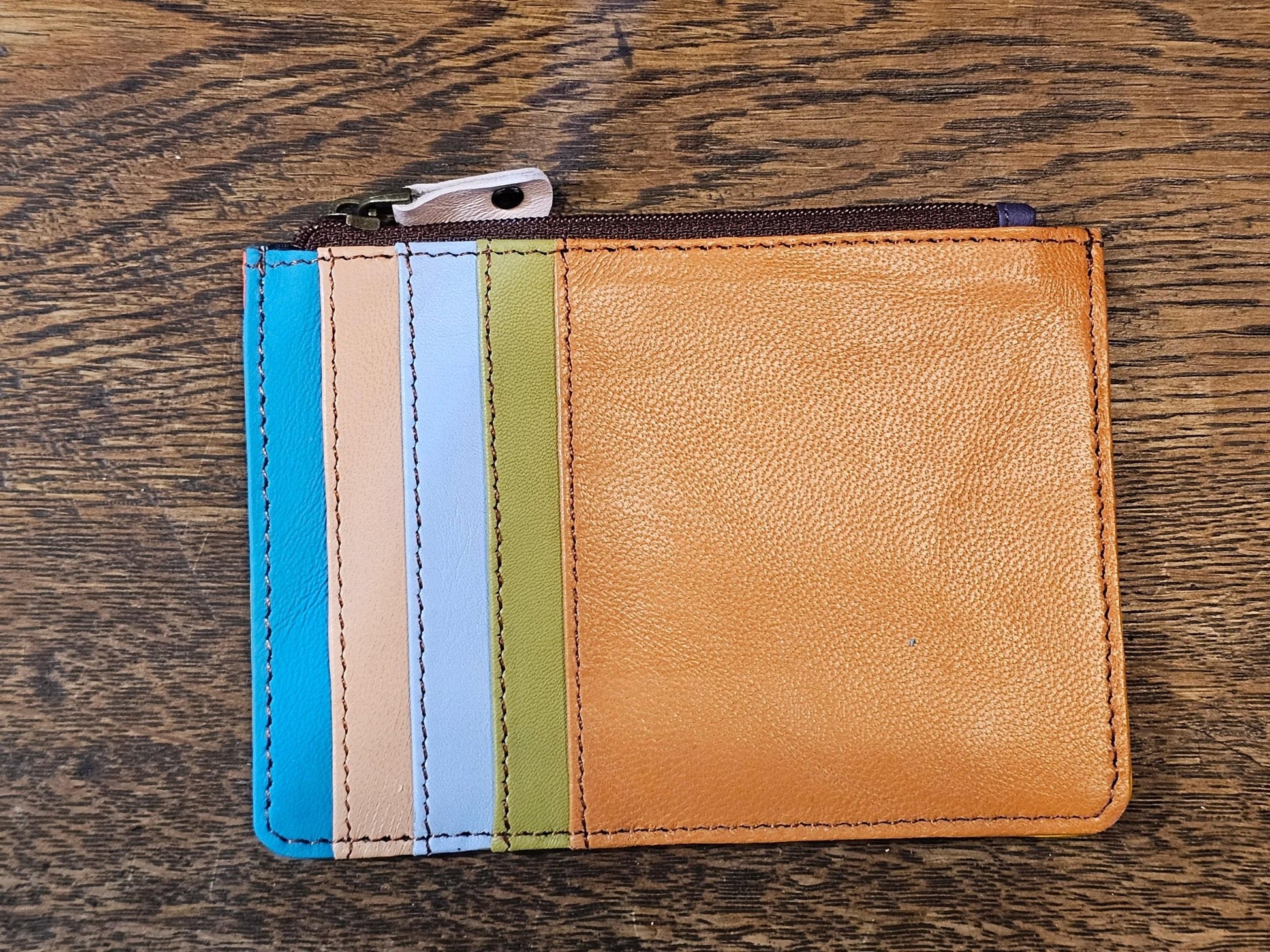 Kanga Recycled Leather Card Purse - The Red Squirrel