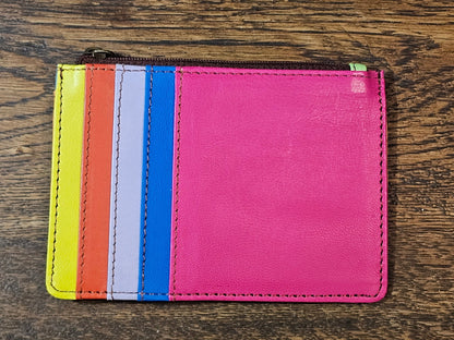 Kanga Recycled Leather Card Purse - The Red Squirrel