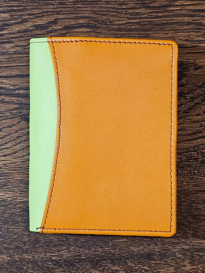 Multicoloured Recycled Leather Card Holder - Fairtrade - The Red Squirrel