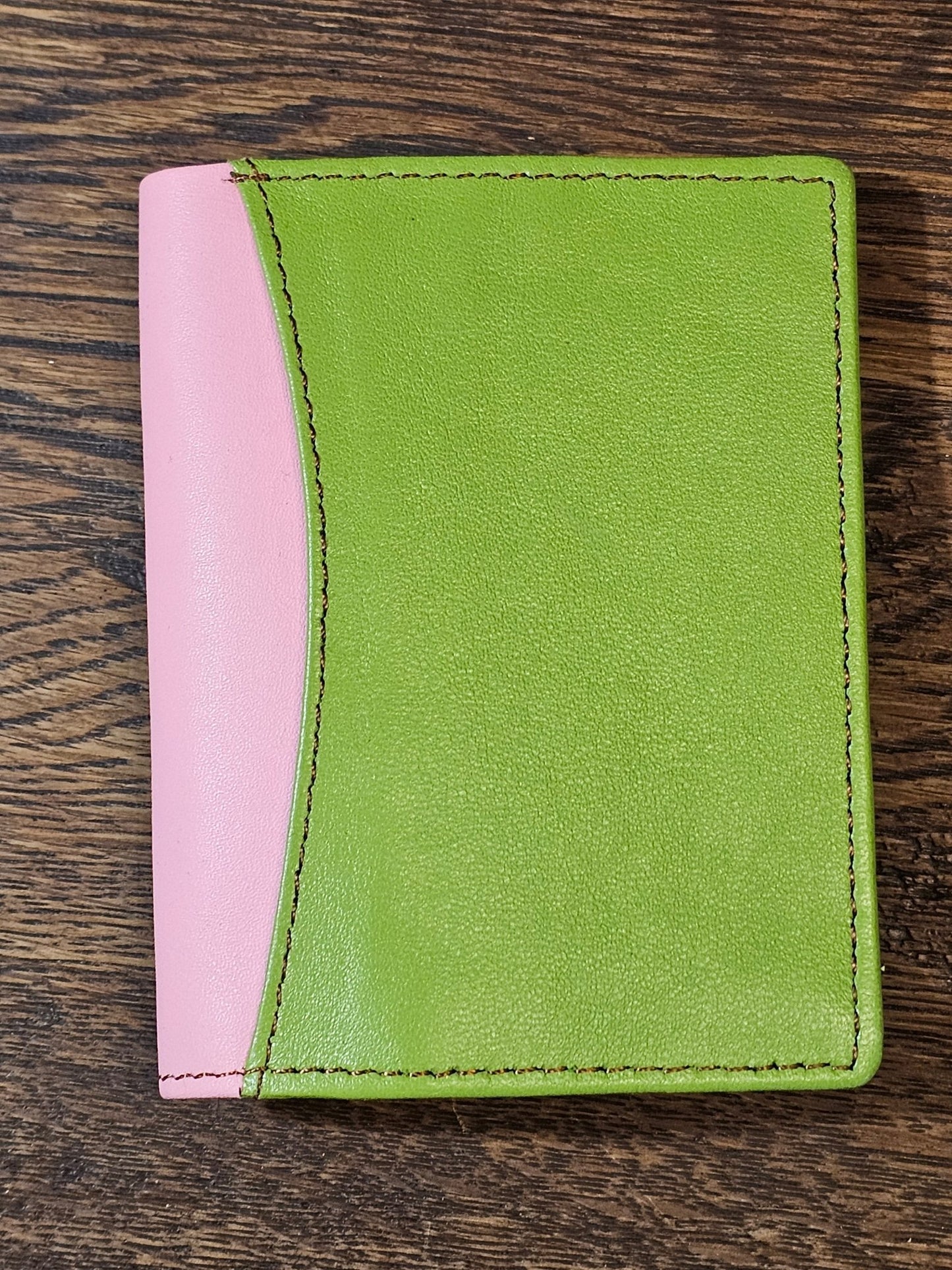 Multicoloured Recycled Leather Card Holder - Fairtrade - The Red Squirrel