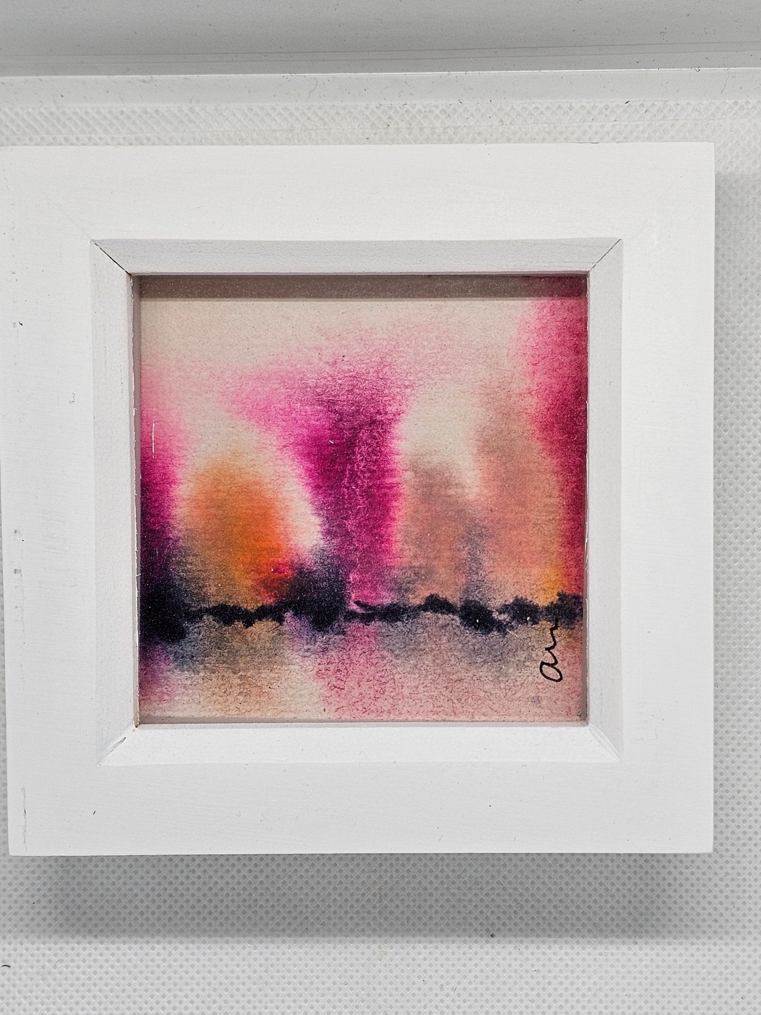 Original Watercolour painting in a box frame - The Red Squirrel