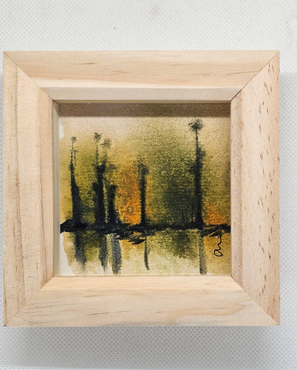 Original Watercolour painting in a box frame