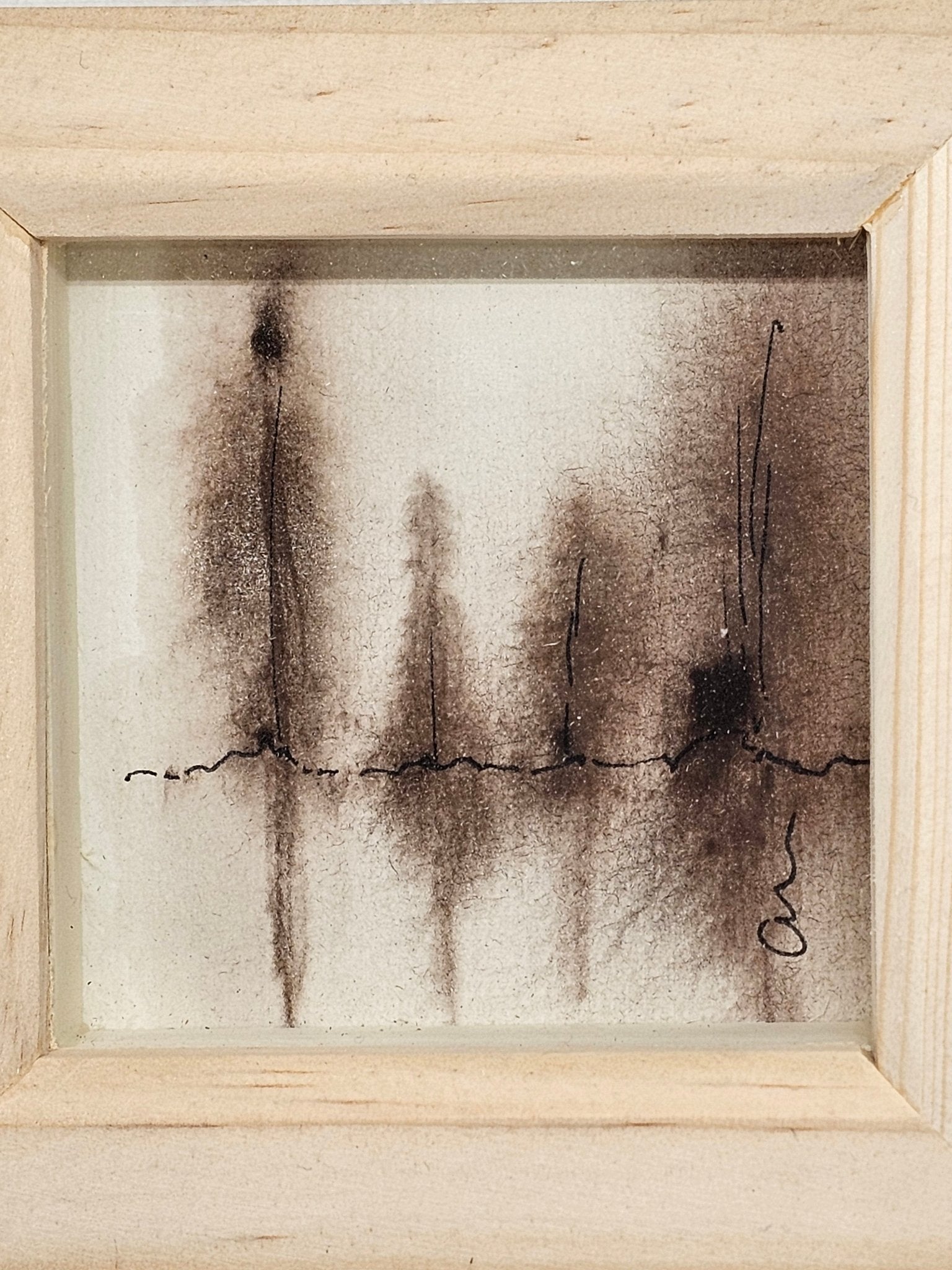 Original Watercolour painting in a box frame - The Red Squirrel