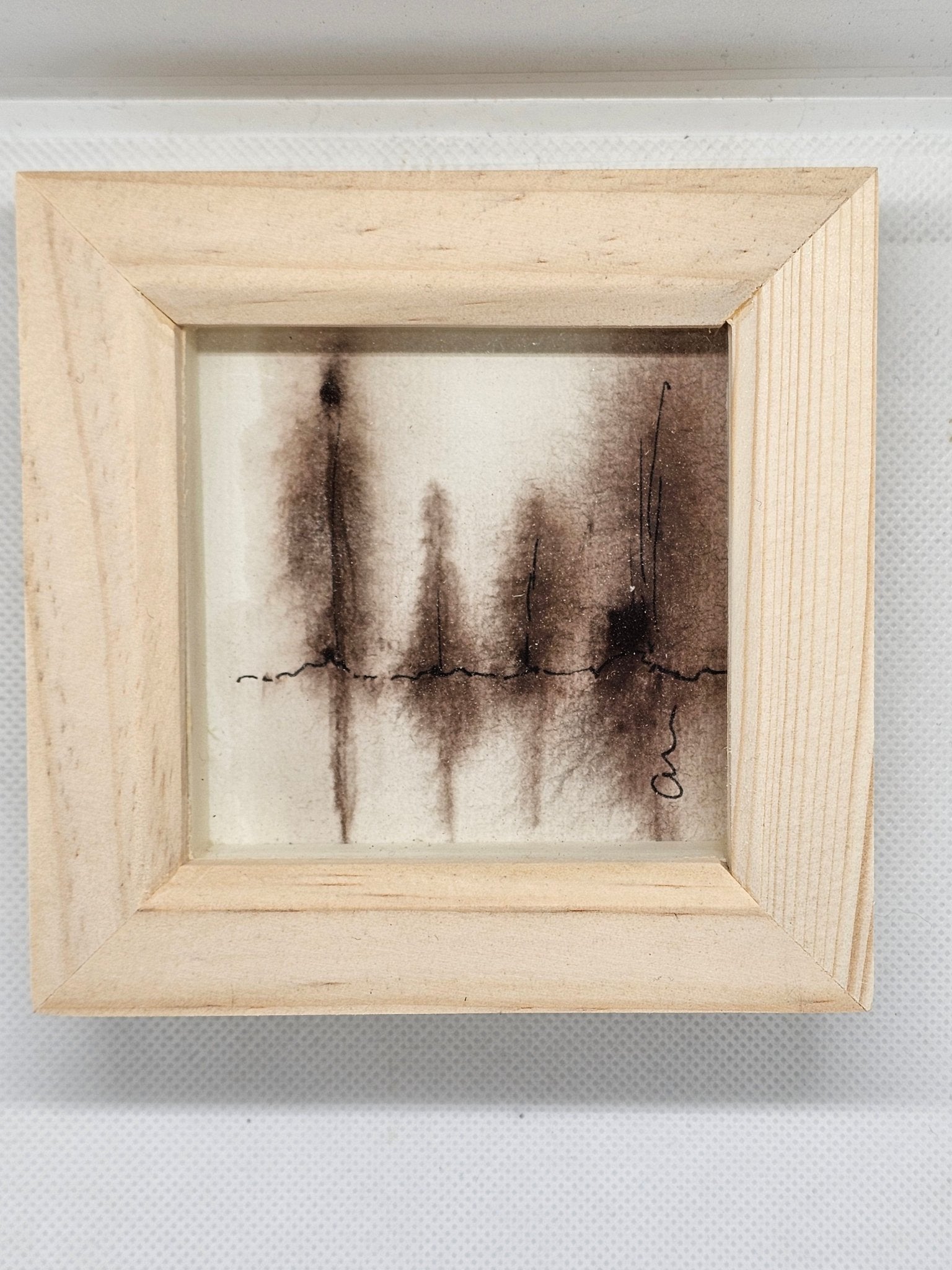 Original Watercolour painting in a box frame - The Red Squirrel