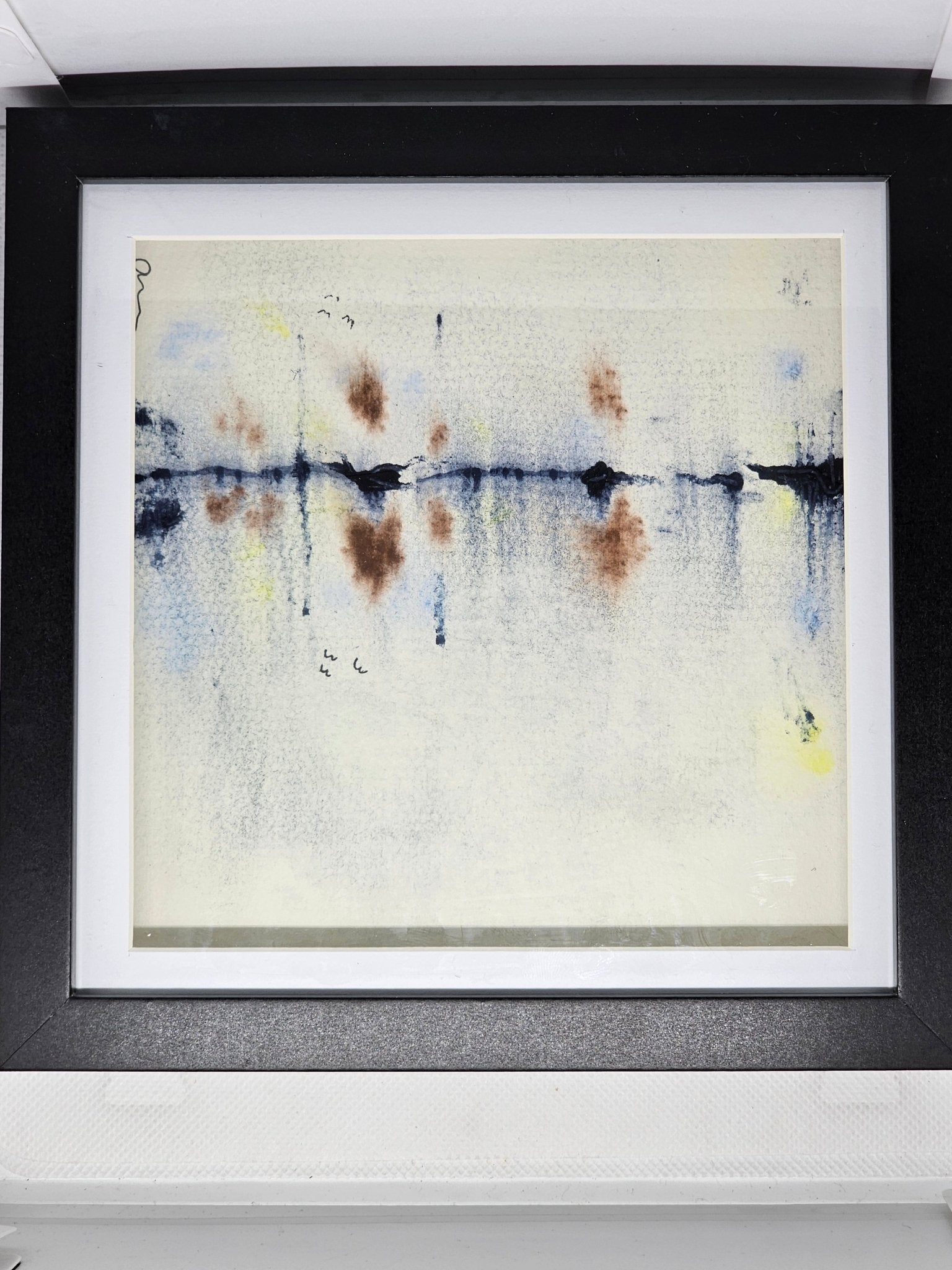 Original Watercolour painting in a Large box frame - The Red Squirrel