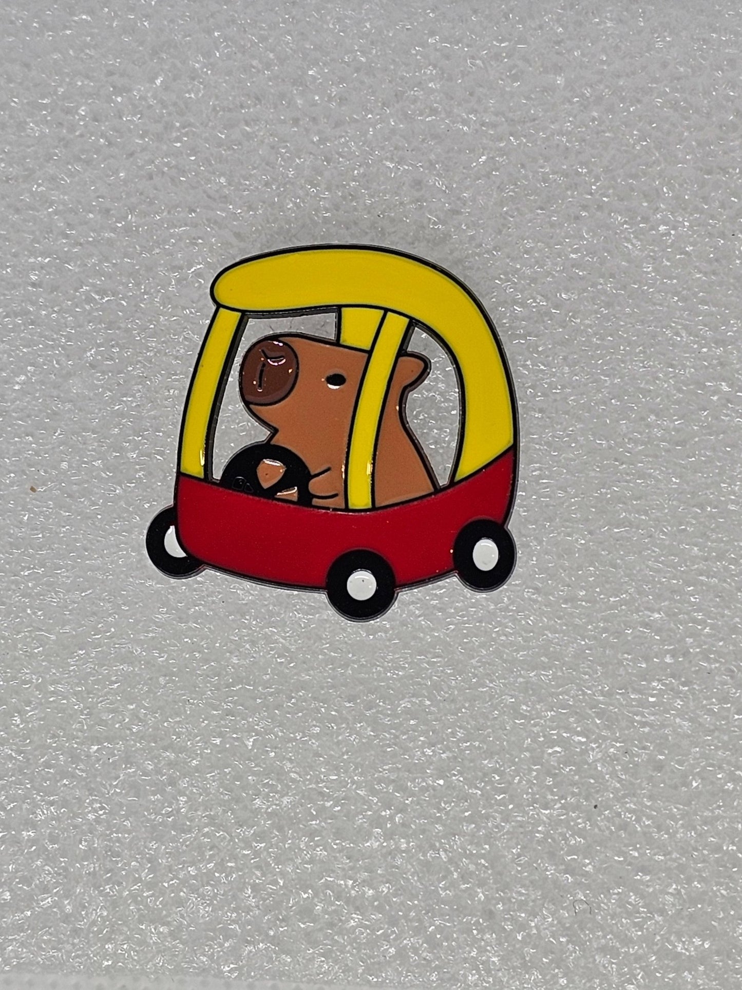 Capybara Pin Badges - various designs - The Red Squirrel