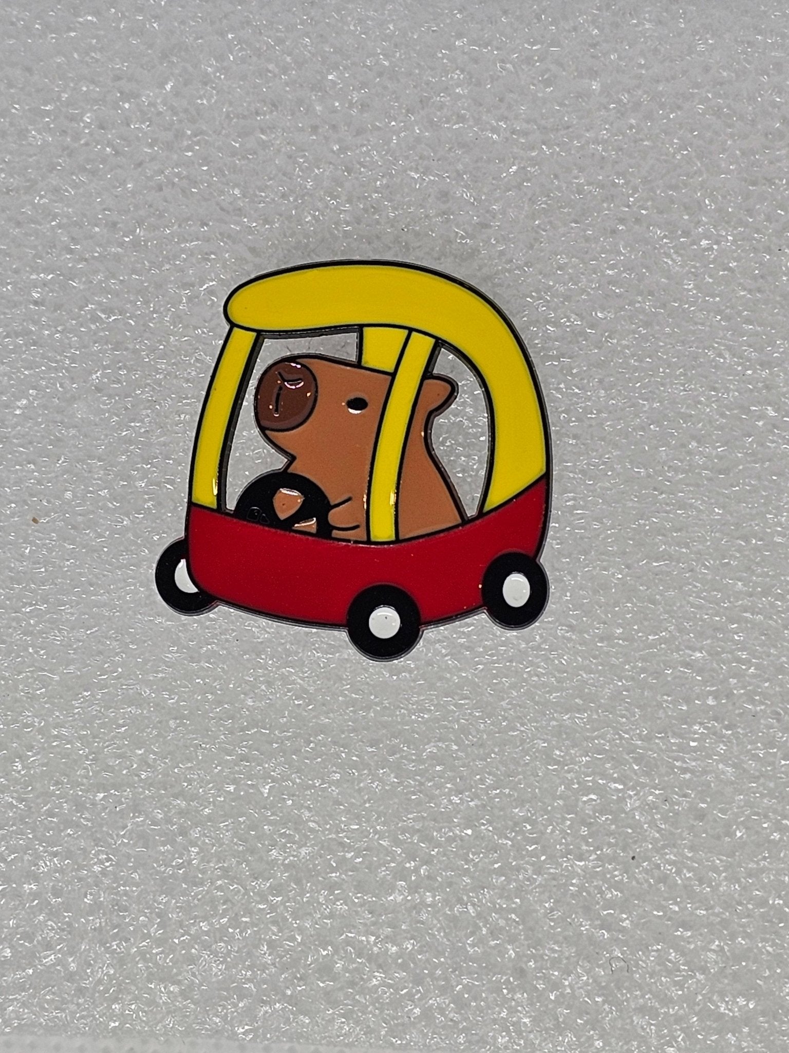 Capybara Pin Badges - various designs - The Red Squirrel