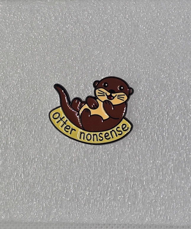 Animal Pin badges (Variety) Enamel Otter