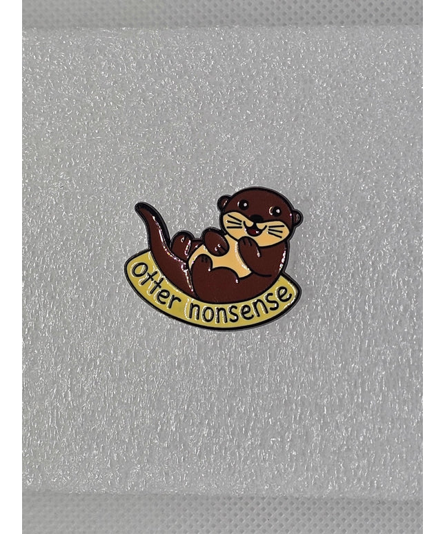 Animal Pin badges (Variety) Enamel Otter