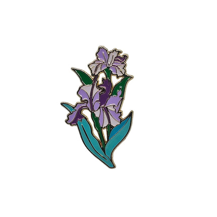Floral themed pin badges - Various floral designs Floral Design 15