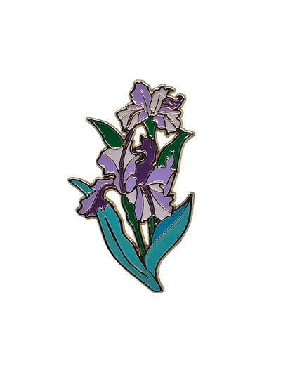 Floral themed pin badges - Various floral designs Floral Design 15