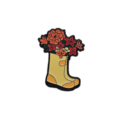 Floral themed pin badges - Various floral designs Floral Design 1