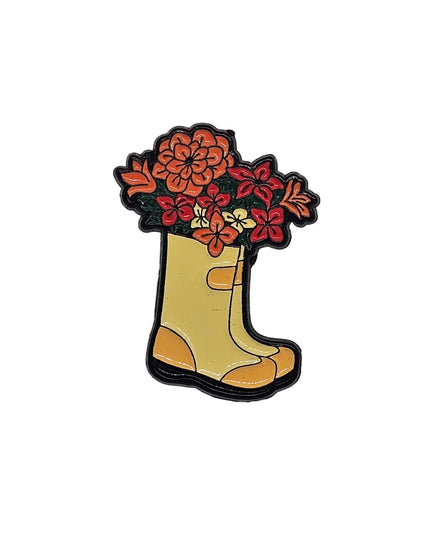 Floral themed pin badges - Various floral designs Floral Design 1