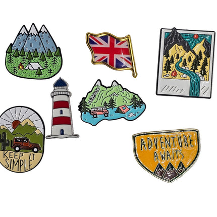 Outdoor Adventure Pin badges