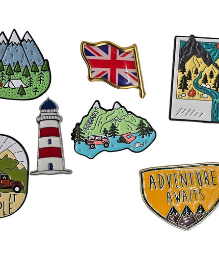 Outdoor Adventure Pin badges