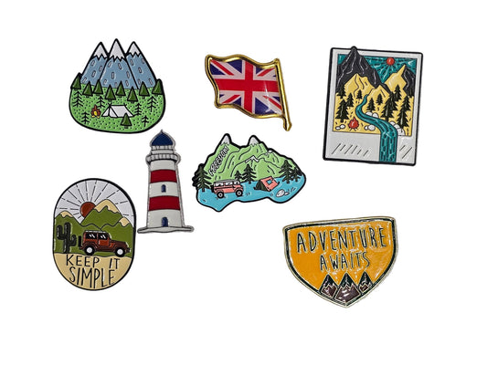 Outdoor Adventure Pin badges - The Red Squirrel