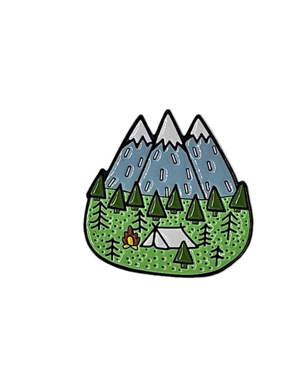 Outdoor Adventure Pin badges Moutains