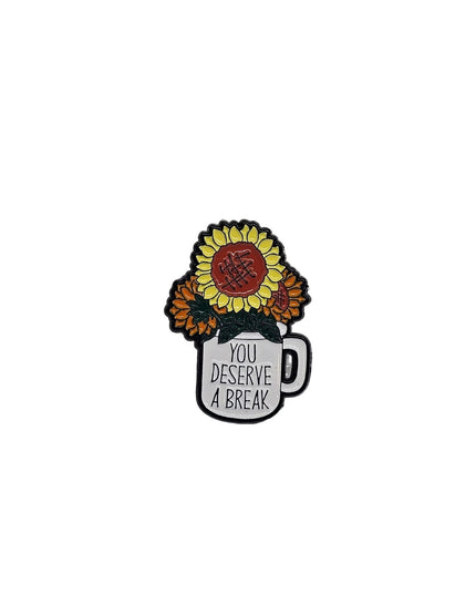 Emotions pin badge Sunflower