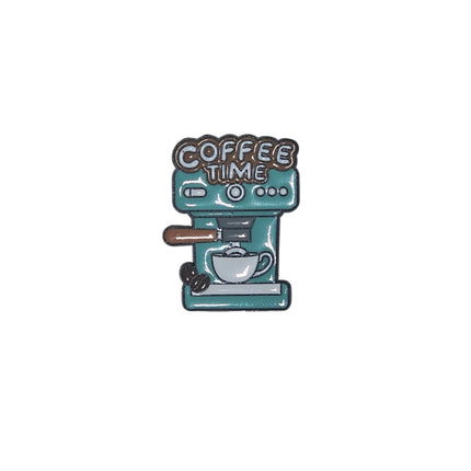 Food and Drink themed Pin Badges Coffee Machine