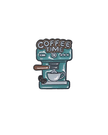 Food and Drink themed Pin Badges Coffee Machine