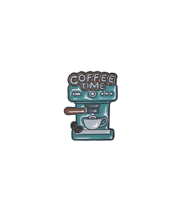 Food and Drink themed Pin Badges Coffee Machine