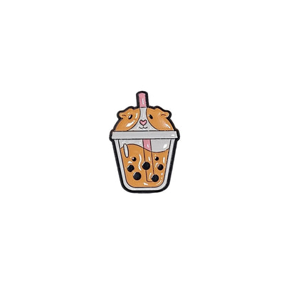 Food and Drink themed Pin Badges Hamster