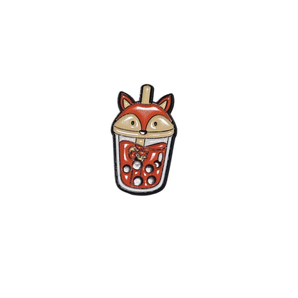 Food and Drink themed Pin Badges fox