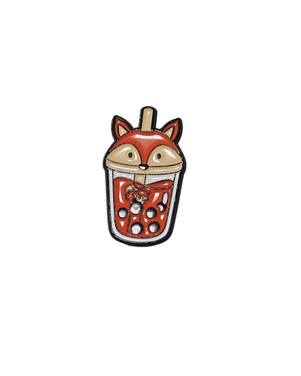 Food and Drink themed Pin Badges fox