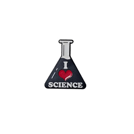 Science themed pin badges (various designs) I love Science