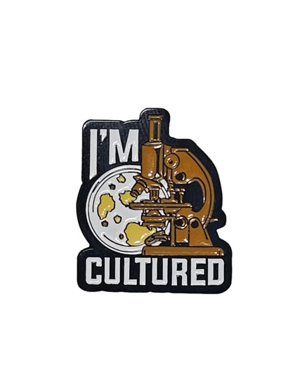 Science themed pin badges (various designs) Cultured