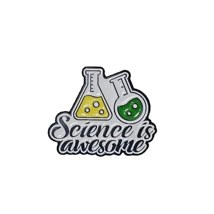 Science themed pin badges (various designs) Awesome