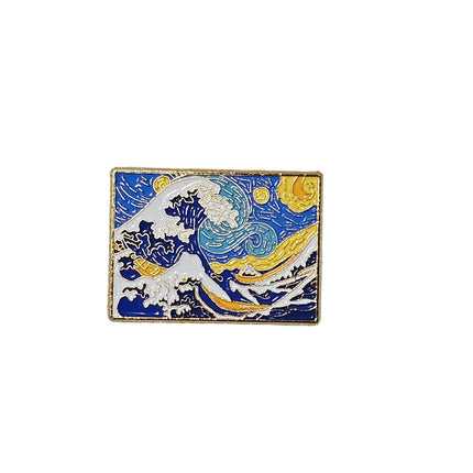 Art and Craft themed Pin Badges Alloy painting