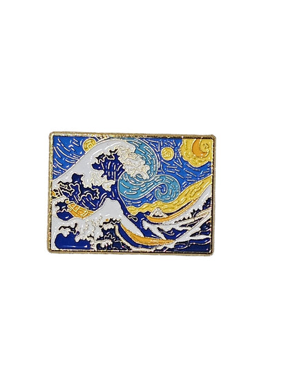 Art and Craft themed Pin Badges Alloy painting