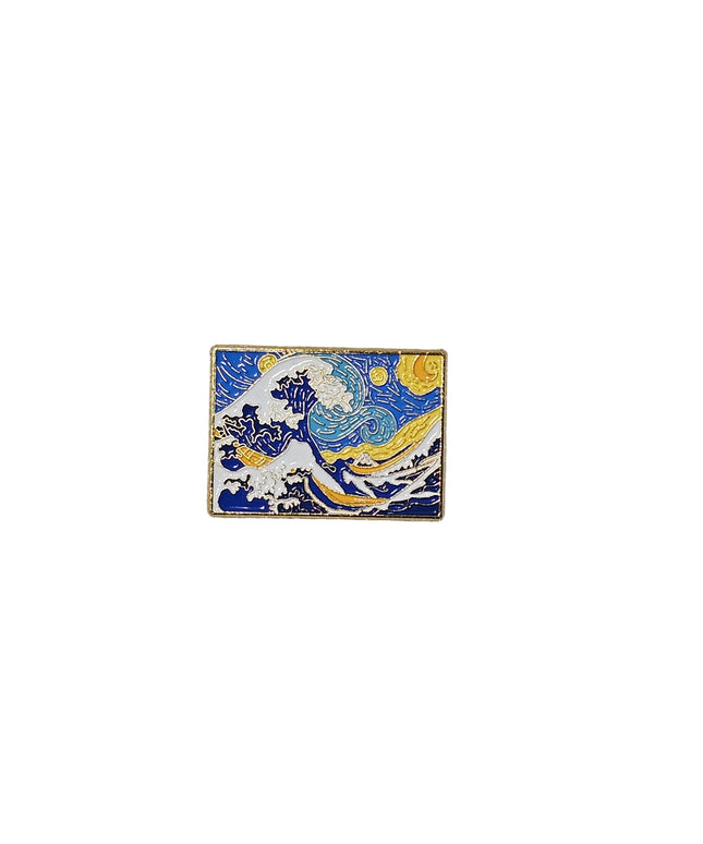 Art and Craft themed Pin Badges Alloy painting
