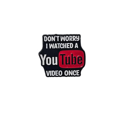 Technology themed pin badges (various designs) Enamel Youtube