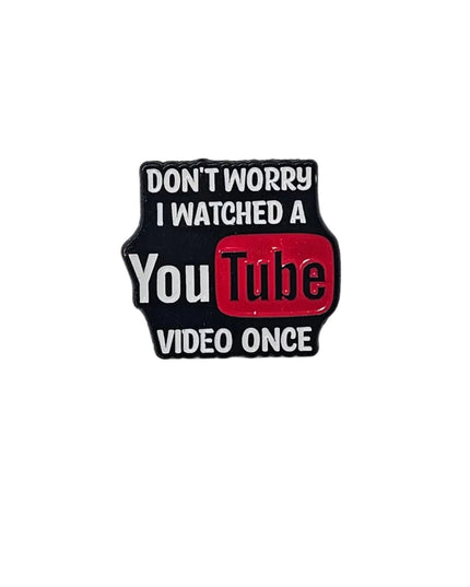 Technology themed pin badges (various designs) Enamel Youtube