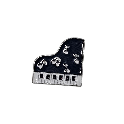 Music themed pin badges Piano